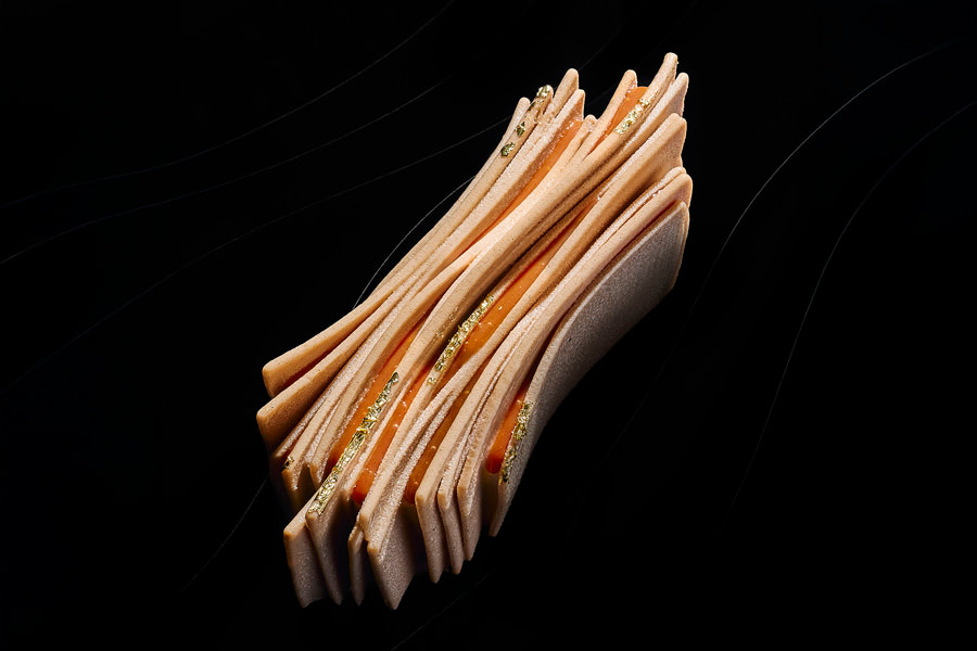 bûche de Noël Burgundy Paris Léandre Vivier