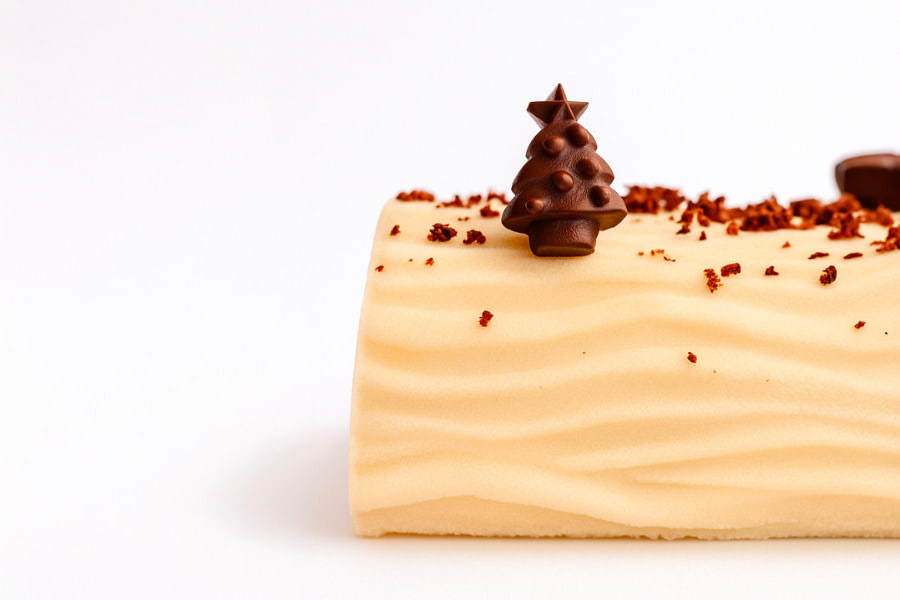 bûche de Noël Enzo et Lily